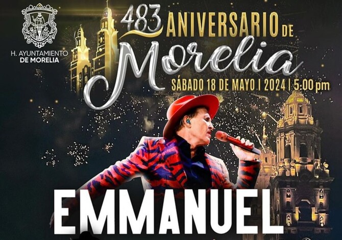 #Video | Concierto de aniversario de Morelia, comienza a las 5 pm