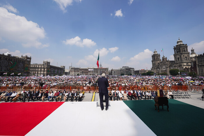 #Video | Cuarta Transformación se hizo entre todos y desde abajo, afirma presidente AMLO en Sexto Informe de Gobierno