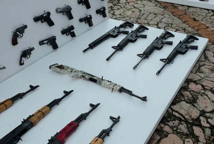 #Video | Destruyen más de 400 armas y miles de cartuchos en la XXI Zona Militar