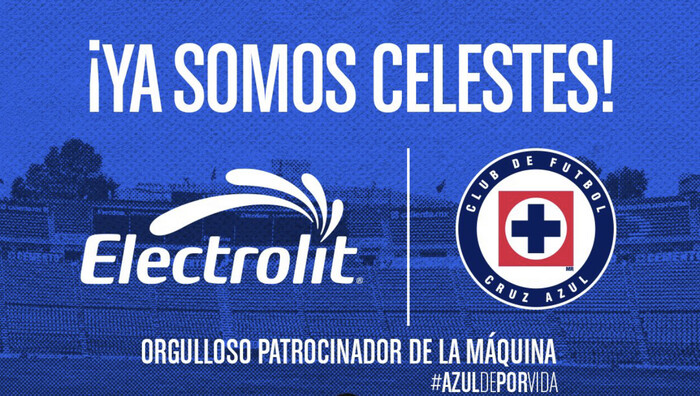 #Video | Electrolit es nuevo patrocinador del Cruz Azul