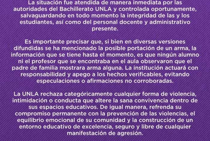 #Video | Exhiben las amenazas de muerte hechas por padre de familia contra alumnos de la UNLA; FGE investiga el caso