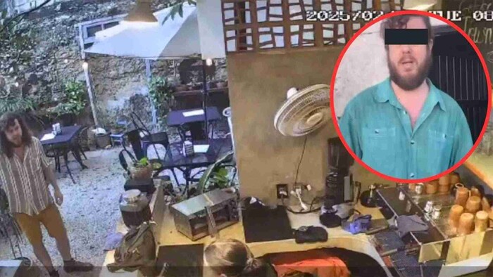 #Video: Extranjero agrede a trabajadora de restaurante en Yucatán