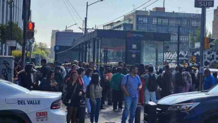 #Video: Filtran video de la balacera en metro Insurgentes Sur de la CDMX