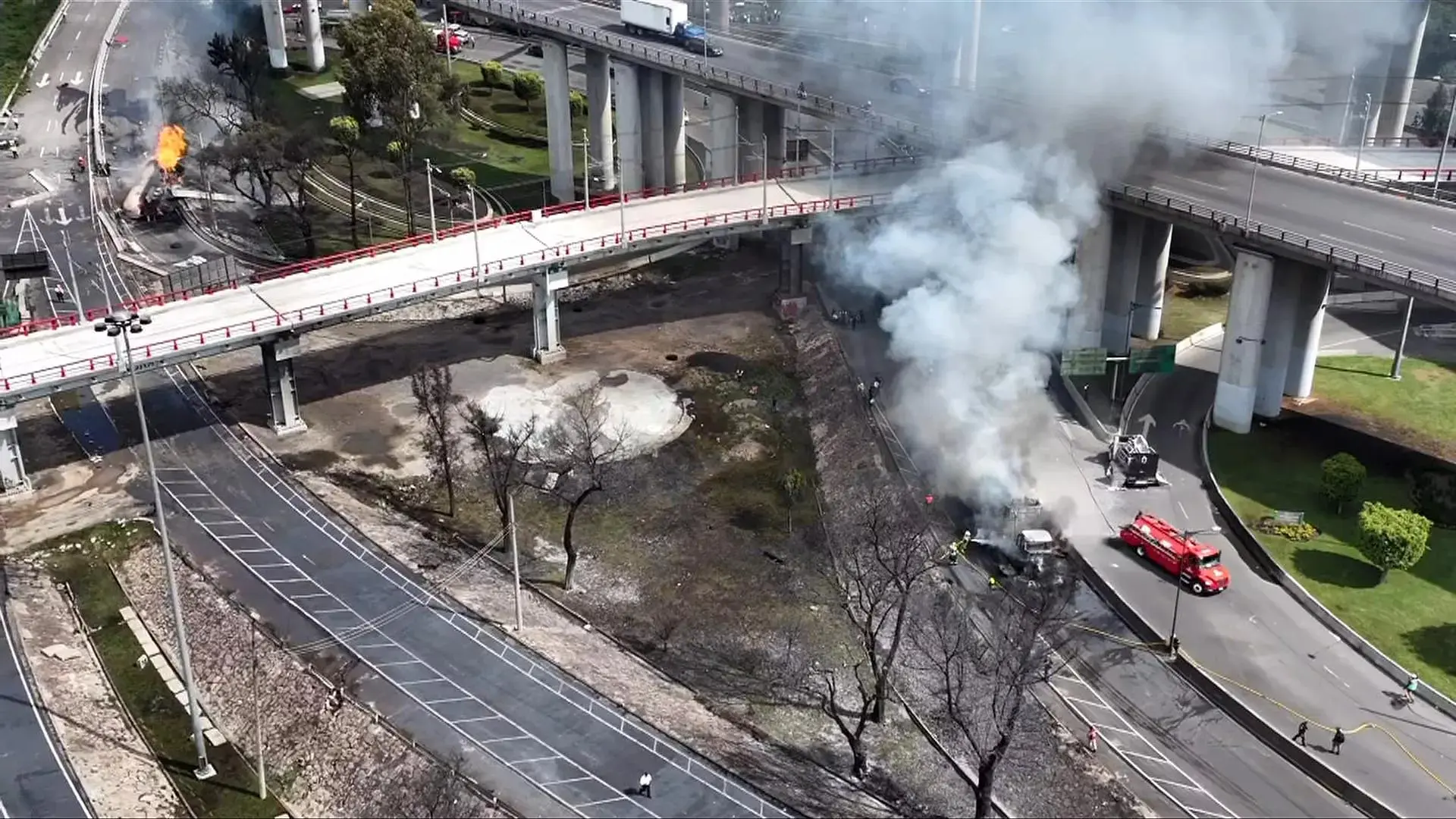 #Video: Fuerte explosión de una pipa de gas deja varios lesionados en Iztapalapa