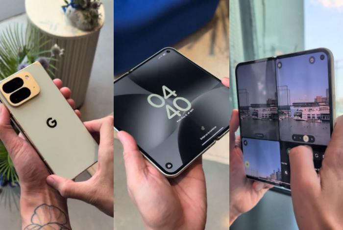 VIDEO | Google presenta Pixel 10, celulares de doble pantalla; se burla de las cámaras de Apple y de su IA