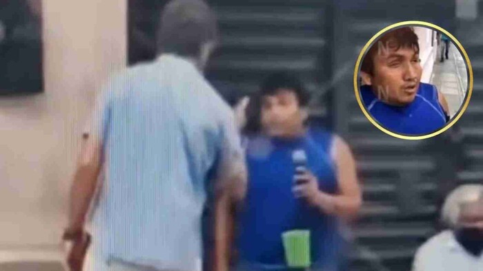 #Video: ‘Gringo’ reclama a invidente por cantar sin permiso en la vía publica en Yucatán