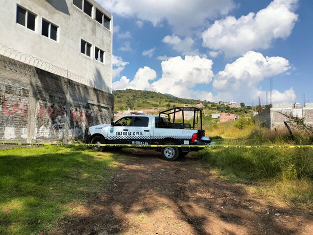 #Video | Hallan a hombre muerto en baldío de la colonia Cumbres del Quinceo, Morelia 