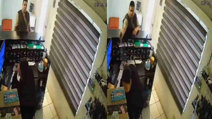 Video: Hombre agrede con gas pimienta a empleada de hotel en Tampico