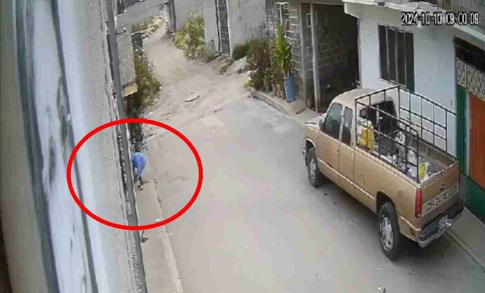 #VIDEO: Joven abandona a recién nacido en Tecámac