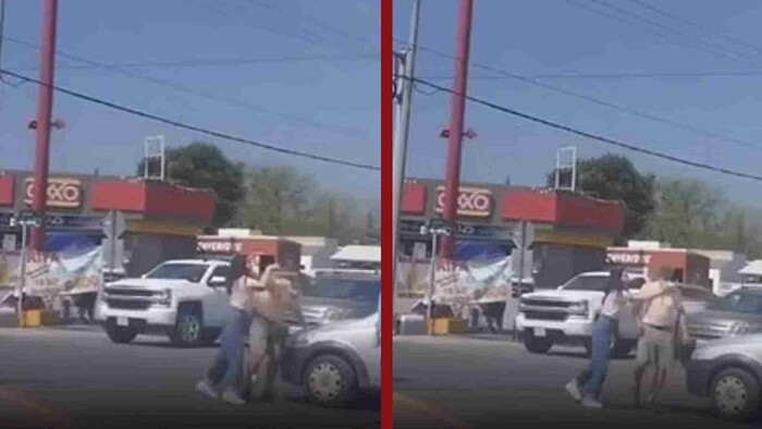 Video: Joven agrede a adulto mayor tras discusión en Nuevo León