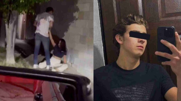 Video: Joven golpeó a su novia hasta dejarla inconsciente en calles de Guanajuato