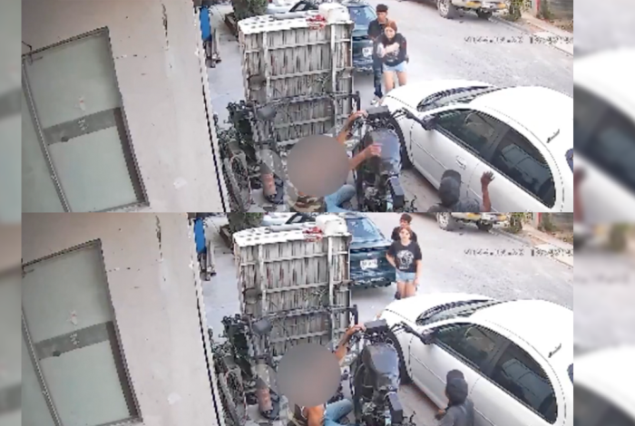 #VIDEO Nadie lo imaginaría… Fue una joven mujer la autora material del crimen de un hombre en la Colonia Los Vergeles en #Escobedo.