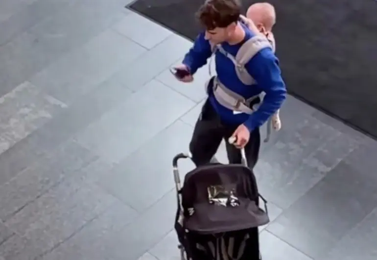 #Video: Papá entra en pánico al no ver a su hija; siempre estuvo a su lado.