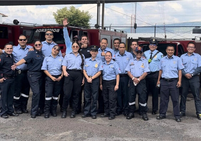 #Video | Reconoce PC estatal labor de bomberos michoacanos ante emergencias