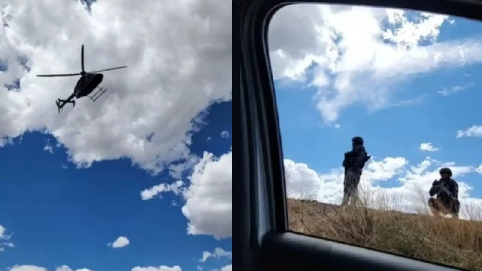 #Video: Reporteros quedan atrapados en fuego cruzado y lo transmiten en vivo