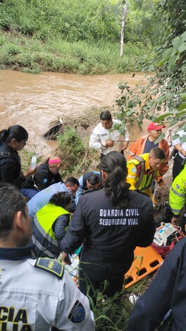 #Video | Rescatan a menor en el río Chiquito de Morelia