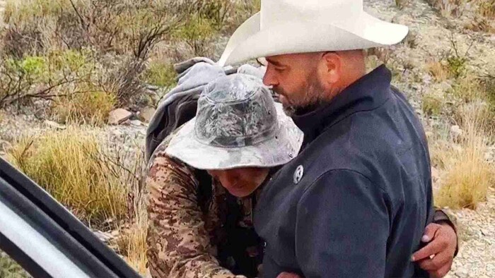 Video: Rescatan a migrante poblano que fue abandonado por polleros en desierto de EU