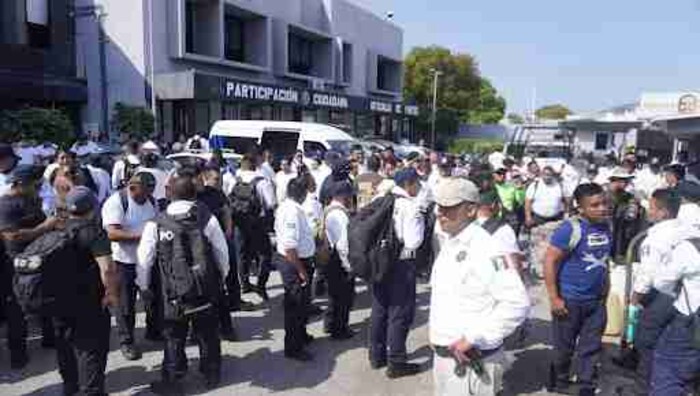 #VIDEO: Se desata riña entre policías en Campeche