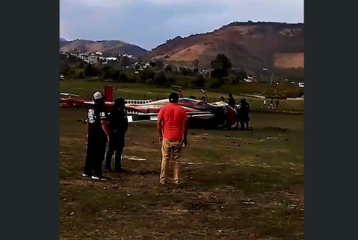#Video | Se desploma helicóptero en predio aledaño a la Presa del Bosque, Zitácuaro