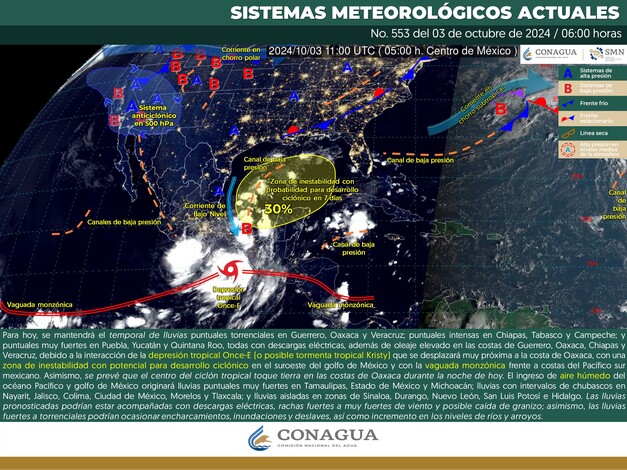 #Video | Se emite alerta por llegada de tormenta tropical Kristy