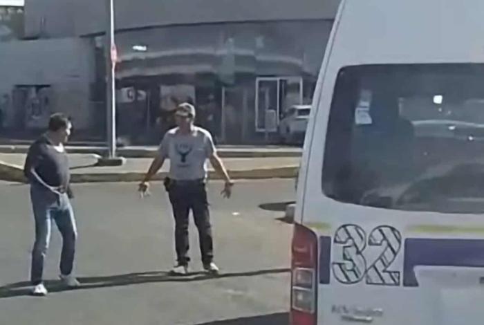 video | Se registra conato de riña por incidente de tránsito al oriente de Morelia