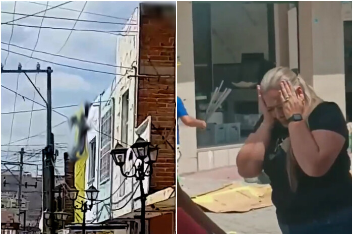 Video sensible | Pintor se electrocuta y cae desde la azotea, en Yurécuaro