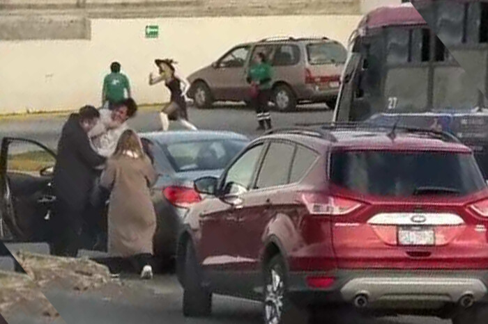 VIDEO | Sujetos protagonizan pelea callejera al poniente de Morelia