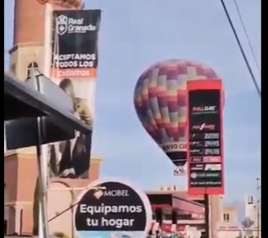 #Video | ¡Tensión en los cielos! Globo aerostático realiza aterrizaje de emergencia en Tecámac