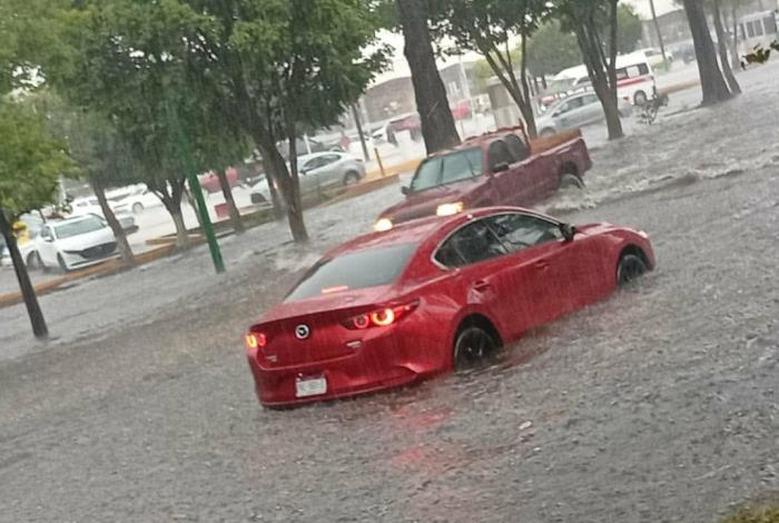 #Video ⛈️ Tormenta eléctrica provoca inundaciones, caída de árboles y apagones en Morelia