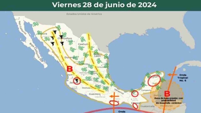 Viernes de lluvias intensas en Michoacán