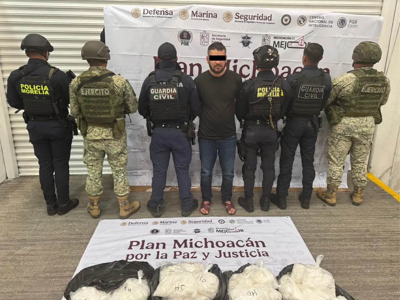 Vinculan a proceso a hombre detenido con 50 kilos de metanfetamina en Morelia