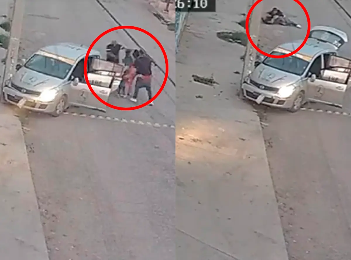 Violenta golpiza a taxista de Gómez Palacio queda grabada en video