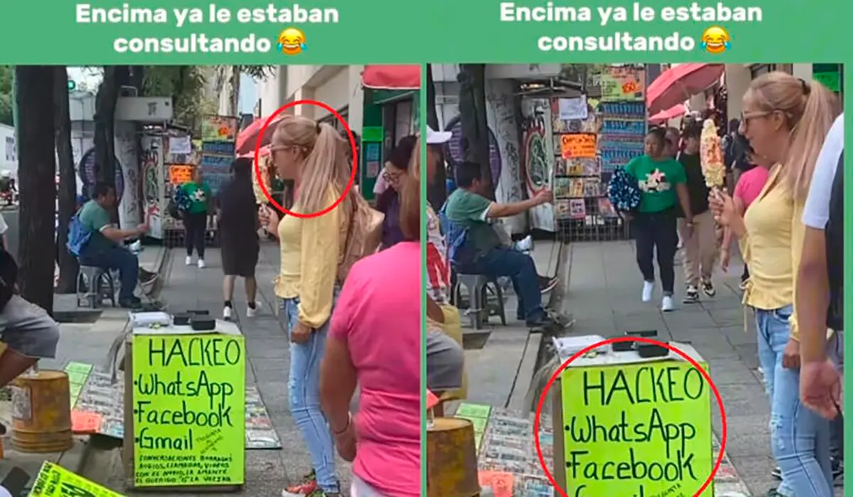 Viral: Un negocio ofrecen hackeo de redes sociales en el Centro de CDMX