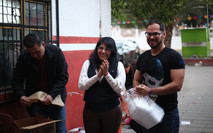 Visita Vanhe Caratachea albergue de familias jornaleras en Tanhuato