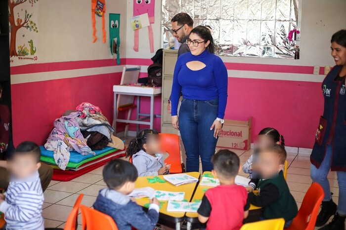 Visita Vanhe Caratachea estancia infantil del programa NIDOS en Tanhuato