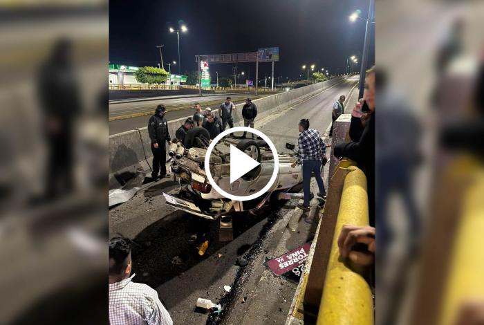 Volc4dura en la salida a Salamanca deja dos lesi0nados, en Morelia