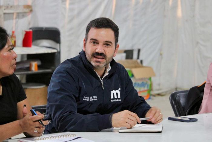 Yankel Benítez da seguimiento a obra de drenaje en la colonia Rubén Jaramillo