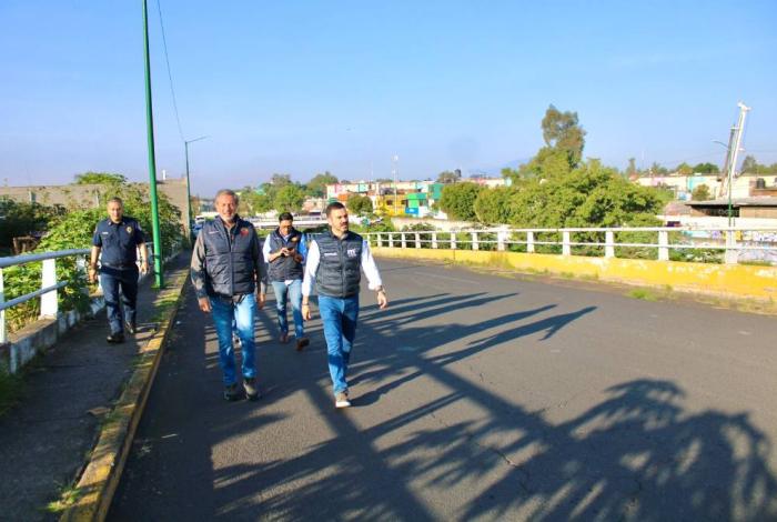 Yankel Benítez supervisa niveles de ríos y drenes de Morelia