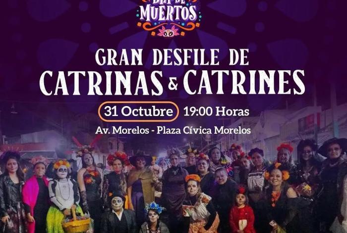 Zacapu se llena de tradición y color con el Gran Desfile de Catrinas y el 1er Festival del Pan de Muerto y Chocolate