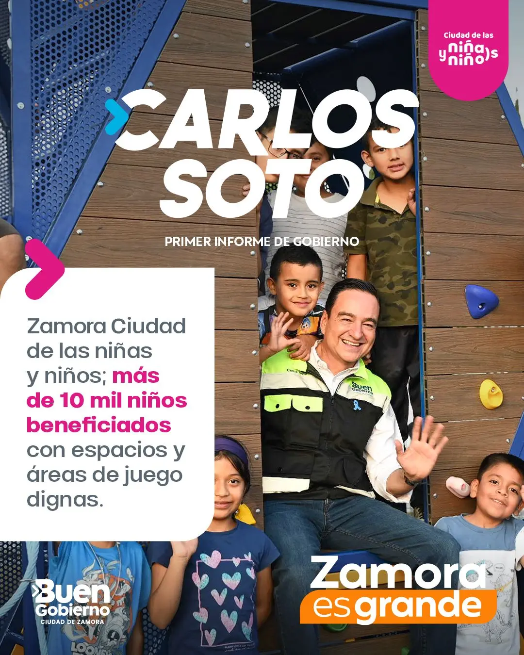 Zamora, ejemplo en Michoacán como “Ciudad de las Niñas y los Niños”